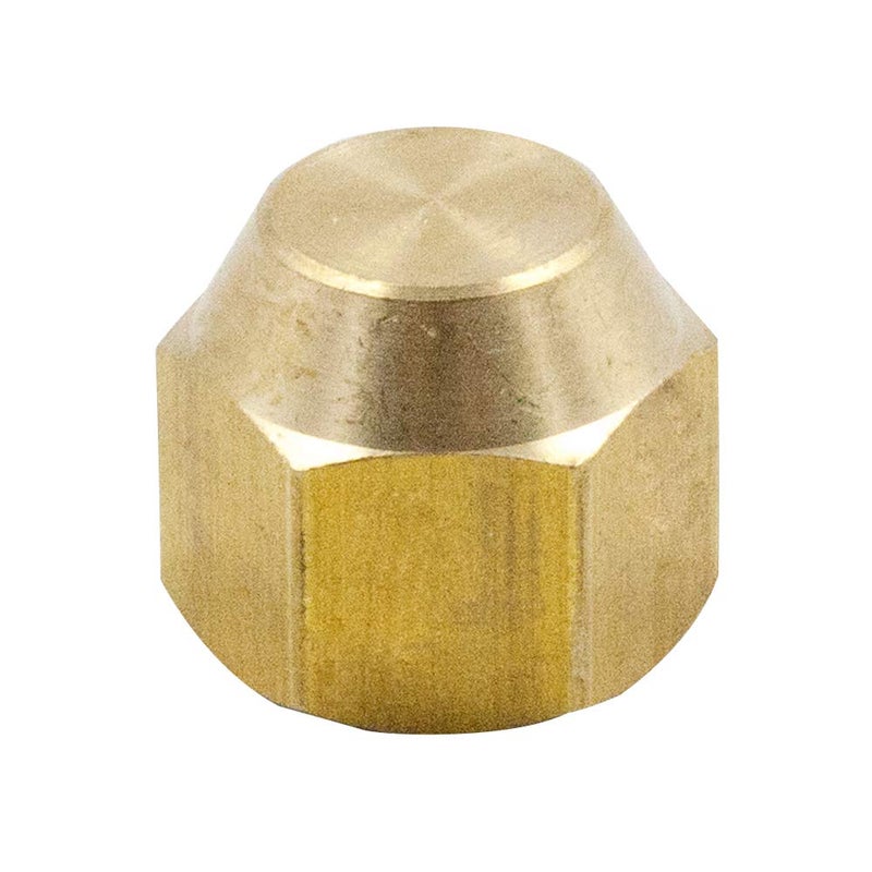 Legines Brass Flare Cap, 5/8" Tube OD, SAE 45 Degree Flare Fitting, Pack of 2 - Image 5
